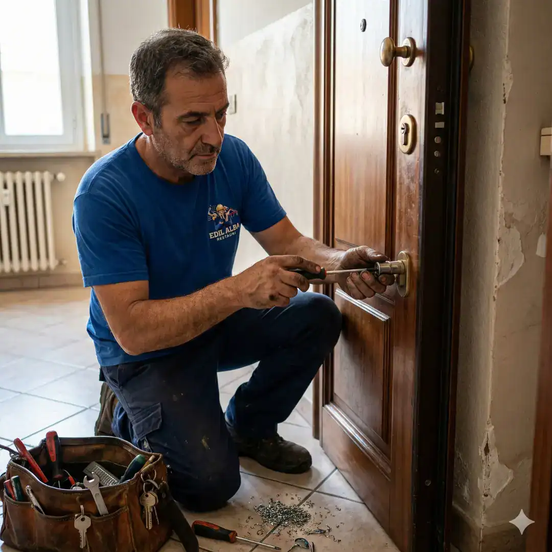 Fabbro in pronto intervento per la riparazione e sostituzione di serrature